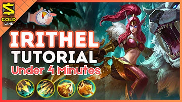 4-Minute Irithel Tutorial in the Gold Lane || (MLBB S34) 2024