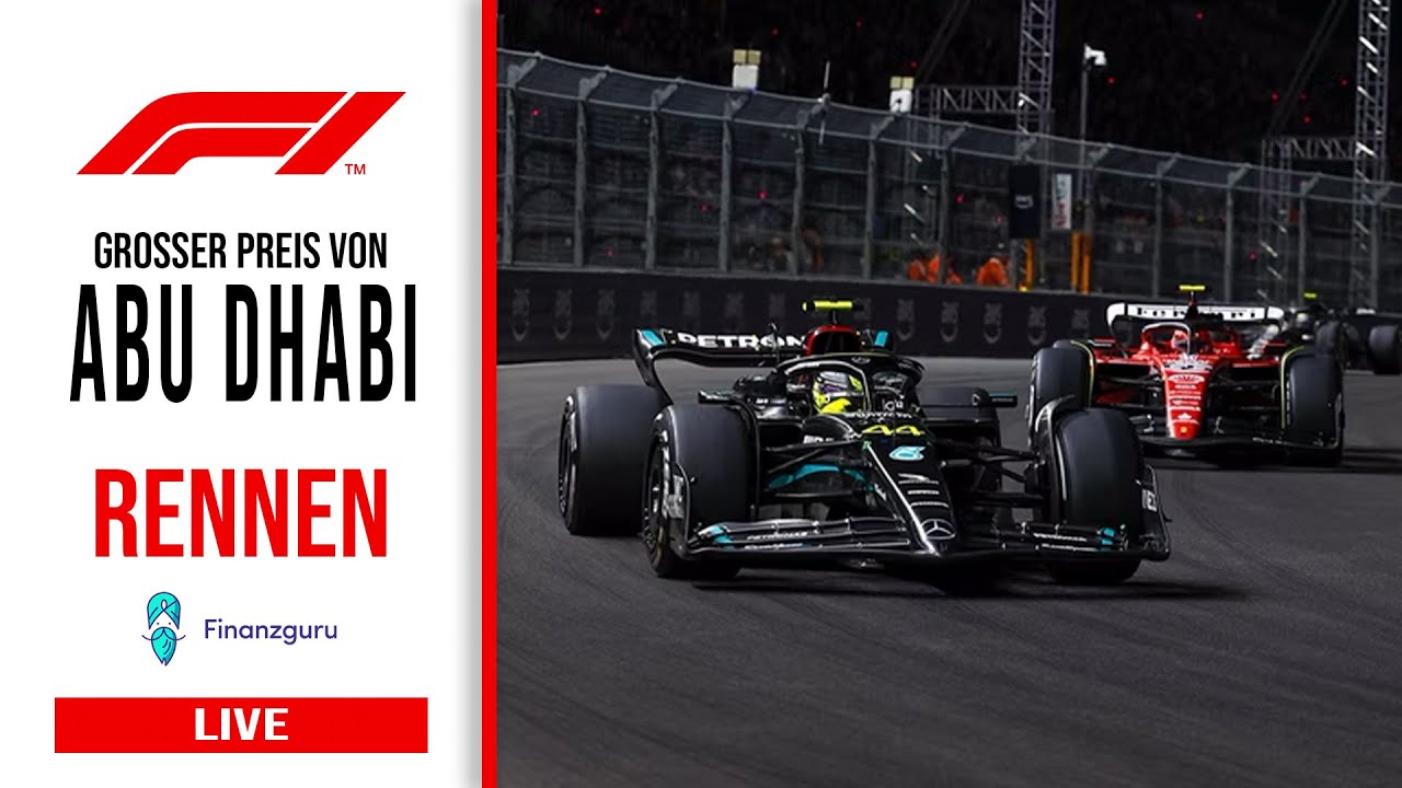 Großer Preis von Abu Dhabi Formel 1 Live Watchparty YouTube