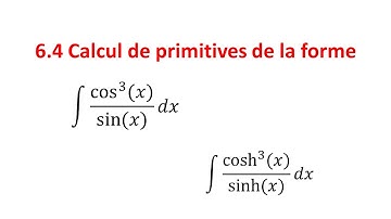 Primitives de fractions rationnelles en sin et cos (resp sinh et cosh)