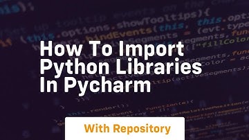 how to import python libraries in pycharm