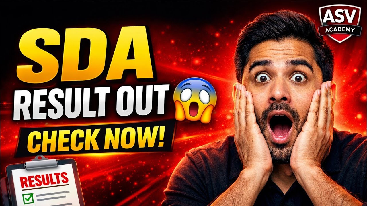 SDA RESULT OUT 😱 | KEA SDA Final Result 2026 | Check Now 🔥 