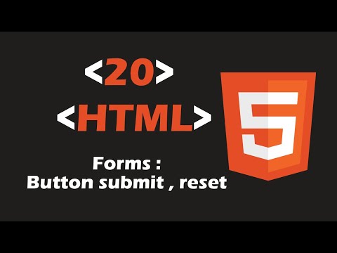 20-HTML : Forms ( Button submit , Button reset ) - بالدارجة التونسيّة