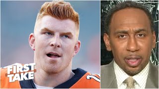 Stephen A. makes the case for Cam Newton over Andy Dalton to the Patriots | First Take