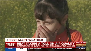 Heat affects air quality and allergies in Arizona