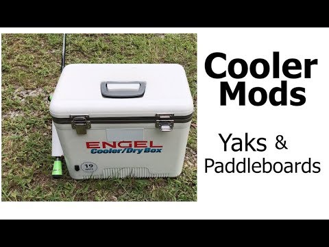 My Engel Cooler Mods for Paddle Boarding - Tips with Ty 