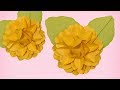 How to make a Beautiful Paper Dahlia Flower making tutorial - DIY Paper Flower Tutorial