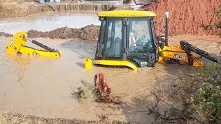 New JCB 3dx Expert 4×4 Backhoe Loader Stuck in Mud and Heavy Ola Rain #jcb #jcbvideos #jcb3dx