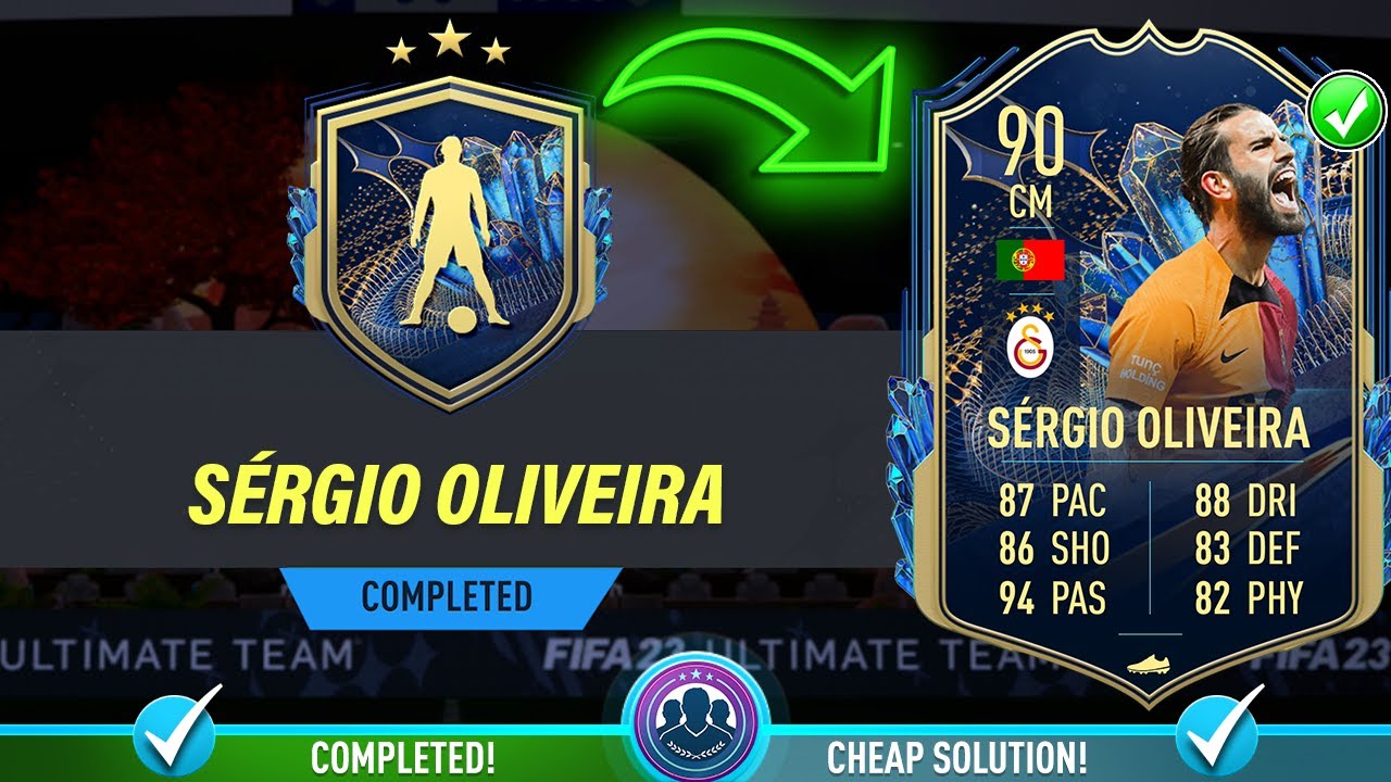 90 TOTS Sergio Oliveira SBC Completed - Cheap Solution & Tips - Fifa 23