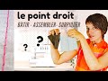 SAVOIR REGLER LA LONGUEUR DU POINT DROIT & EXTENSIBLE : assembler, surpiquer, bâtir (tuto couture)