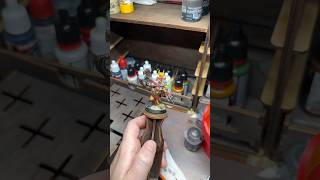 Raging Evil Sunz Boss Nob #orks #warhammer40k #warhammer #miniaturepainting #orkskin