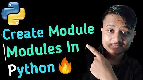 Create Your Own Module in Python || Python for beginners