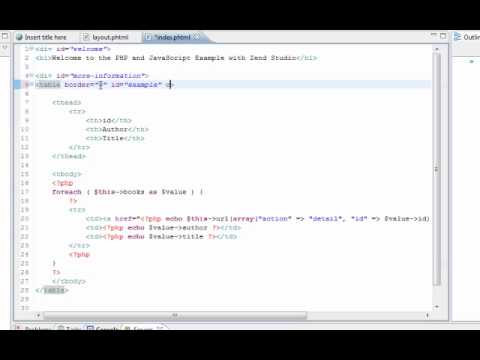 PHP and JavaScript Source Editing