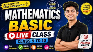 Daily Mathematics Practice Session | 20 Most Important Questions 🧠 | Class 6 to 10 Live