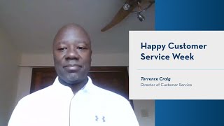 Customer Service Week - Torrence Craig