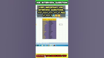 Excel Formatting Trick -3 | Excel Job interview | #shorts #excel #exceltips #exceltutorial #tips