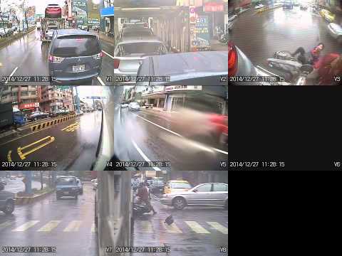 X8目擊者行車影像記錄器+行車盲點影像輔助系統--車禍影片