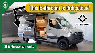 EXTREMELY High Quality Van Build! | 2025 Outside Van Approach Parks