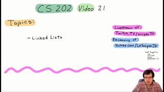 CS 202 Computer Science II: Fall 2020 Video 21 Livestream