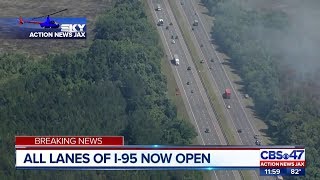 Latest on Yellow Bluff fire; I-95 reopens