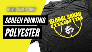 SCREEN PRINTING POLYESTER BASKETBALL T-SHIRTS