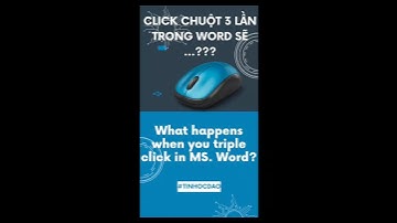 Click chuột trái bà lần liên tiếp trong Ms.Word sẽ ra sao ? #tinhocdao #shorts