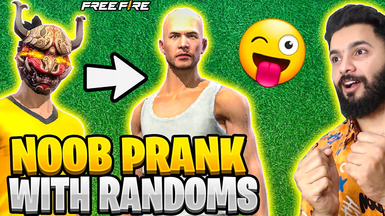 Funny Noob Prank with Random Players 😂Funny Free Fire Video - YouTube