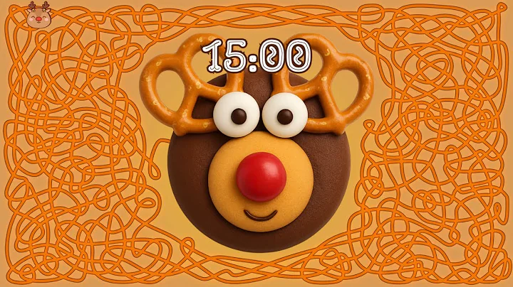 15 Minute Timer Bomb CHRISTMAS REINDEER COOKIE