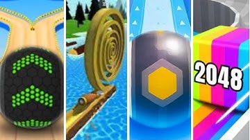 Going Balls vs Spiral Roll vs Action Balls vs Jelly Run 2048 #89 I All level gameplay Android, IOS