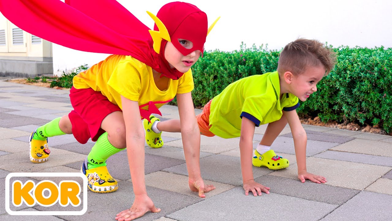 블라드와 니키 - 아이들을위한 의상과 함께 재미있는 장난감 이야기의 두 부분