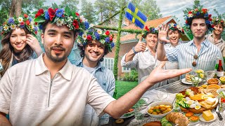 FIRAR MIDSOMMAR MED NYANLÄNDA INVANDRARE.