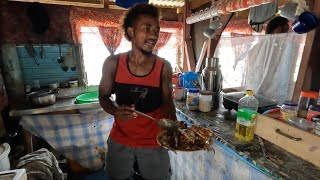 The Village Lunch: Fried Fish served with Rice🐟🇫🇯
