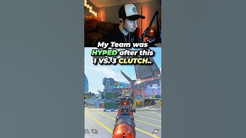 this 1 VS. 3 CLUTCH Left My Team HYPED in Apex Legends #apexlegends #apexlegendsclips #apexclips