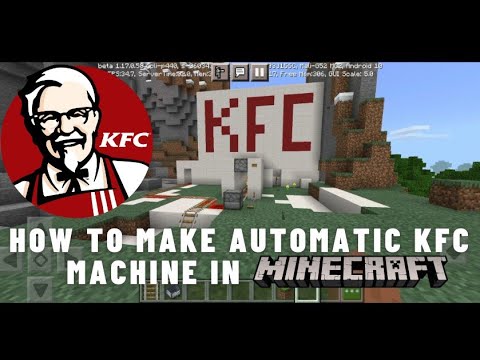 How To Make Automatic KFC machine in Minecraft||building mode.🐔+🔥=🍗 ...