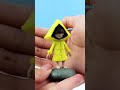 My CREATIONS Realistic Girl in a yellow raincoat, Mr Hopp, Mr Stripes, Miss Bo with clay #shorts