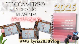 💖 Decoro en mi Agenda 24 al 31 Agosto - Video #118