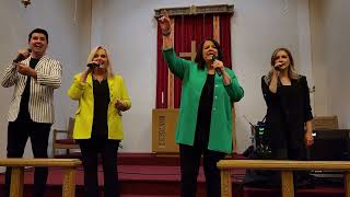Video thumbnail of "Karen Peck & New River -  The Answer Is Jesus"
