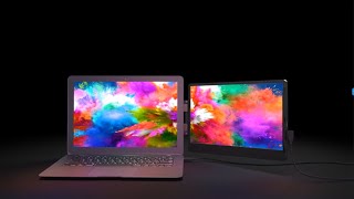 Portable Monitor for Laptop   Product Animation by Servex