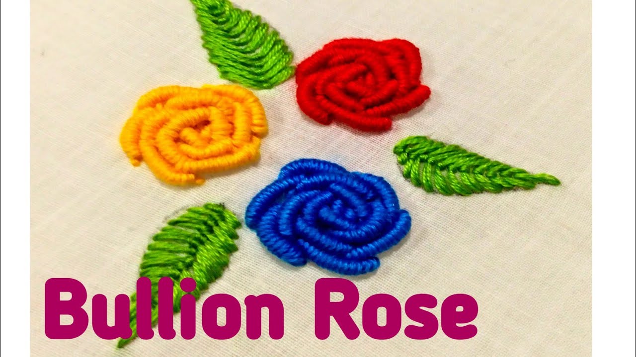 Bullion Rose tutorial YouTube