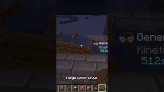 Lava generator in Minecraft create mod 