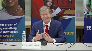 Governor Roy Cooper Education Roundtable at Western Middle School