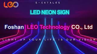 Leo neon sign