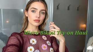 Transparent Dress Lace & Micro Bikini Try-On Haul 4K Lingerie See-Through Styles