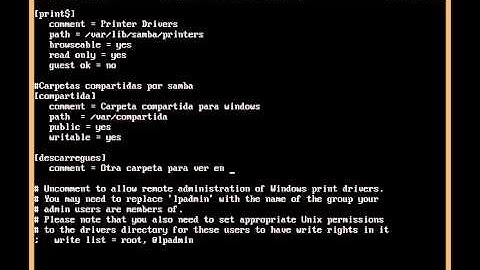 Compartir carpeta desde Ubuntu server 14.04 a Windows