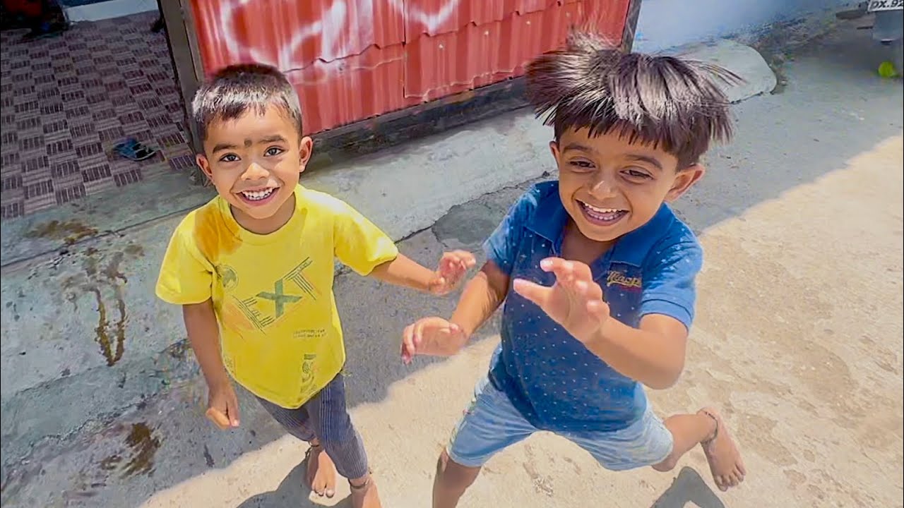 ice cream गोळा बर्फ खेळून मजा आली 🫢