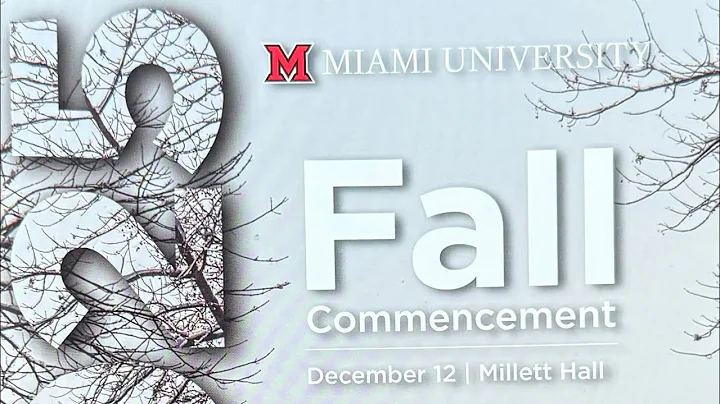 Miami University Fall Commencement with Storm Painter | December 12 - Millett Hall