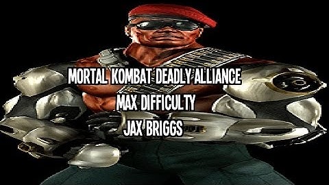 Mortal Kombat Deadly Alliance - Jax - Max Difficulty (Commentary)