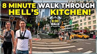 8 Minutes in Hell’s Kitchen, New York City (4K Walking Tour) #dji 