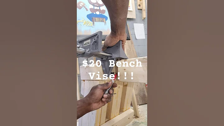 Easy FREE bench Vise vs $20 Harbor freight #Vise. #Wesdoesit #woodworker #woodworkingbench #DIY
