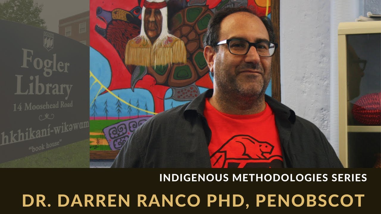 Indigenous Methodologies Series: Dr. Darren Ranco 9/9/20 - YouTube