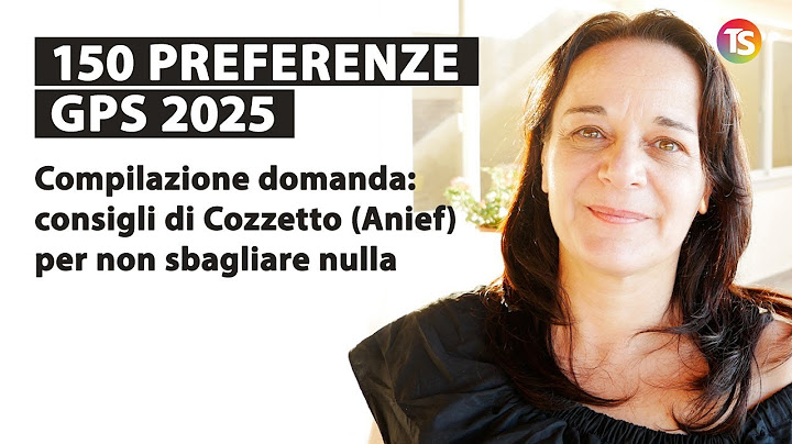 150 GPS preferences 2025, filling out the application: Cozzetto's (Anief) advice on how to avoid ...